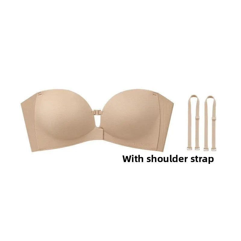 Elyvra™ Seamless Comfort: Adjustable Front-Closure Bra