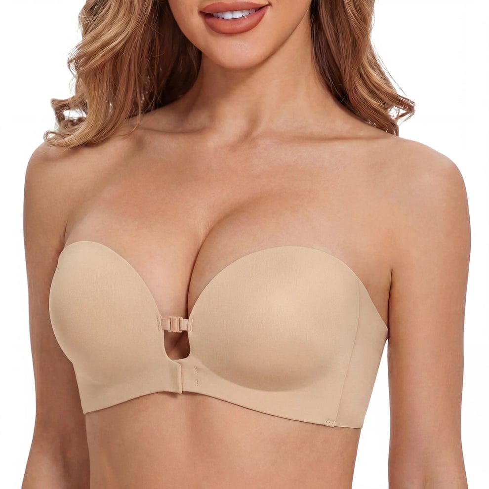 Elyvra™ Seamless Comfort: Adjustable Front-Closure Bra